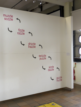 Philip Bradshaw, Installation view, zuzzles, Exhibition of Works 2018